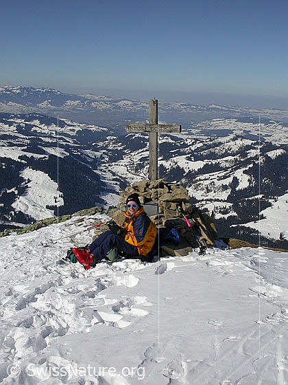 Foto: Gipfel Hohgant West: Gipfelrast.