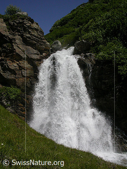 Foto: Wasserfall bei Chiestafel.