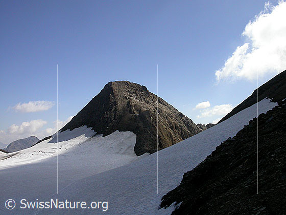 Foto: Ober Rappehorn mit Rappegletscher.