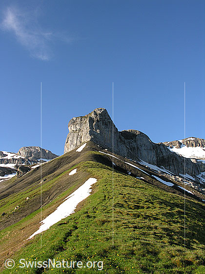 Foto: Blick von der Dündeegg zum Chlyne Bundstock.
