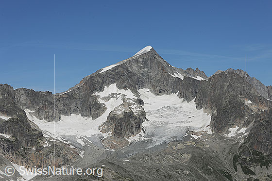 Foto: Galenstock, Gross Bielenhorn und Sidelengletscher.
