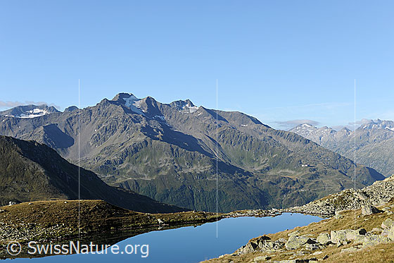 Foto: Lutersee und Gemsstock, Andermatt.