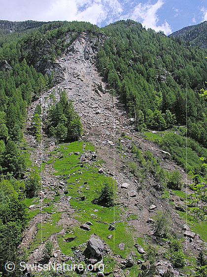 Foto: Bergsturz bei Eisten