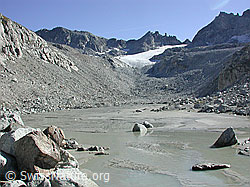DSCN1163: Schwemmebene, Tälligletscher und Hohsandjoch