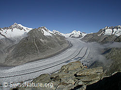 F000055: Aletschorn, Mittelaletschgletscher, Aletschgletscher