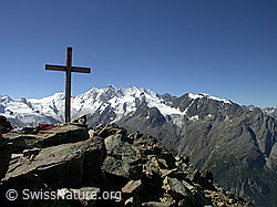 F000292: Gipfelkreuz Jegihorn, Alphubel, Mischabelgruppe