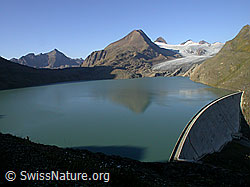 F005899: Berglandschaft mit Spiegelung im Stausee