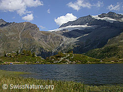 F006268: Simplonpass: Hopschusee, Monte Leone, Chaltwassergletscher