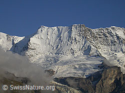 F006780: Mürren: Äbeni Flue im Abendlicht