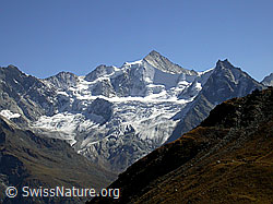 F007116: Schalihorn, Zinalrothorn, Besso und Glacier de Moming