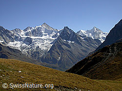 F007118: Zinalrothorn, Besso, Wellenkuppe, Ober Gabelhorn