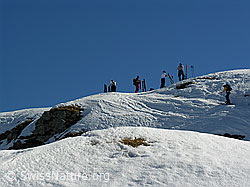 F021688: Gipfelrast einer Gruppe auf dem Ankestock