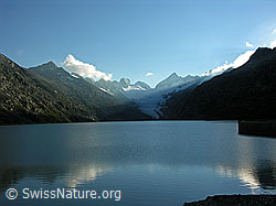 F027641: Abenstimmung am Oberaarsee (Stausee)