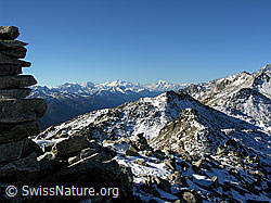 F030807: Sidelhorn: Gross Sidelhorn und Walliser Alpen