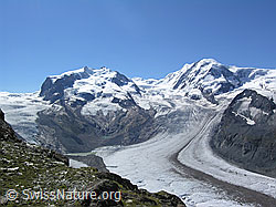 F036896: Monte Rosa, Liskamm und Gornergletscher