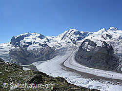 F036897: Monte Rosa, Liskamm, Castor und Pollux