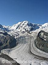 F036998: Liskamm, Grenzgletscher und Gornergletscher