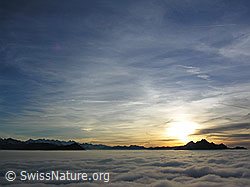 F042813: Abendstimmung mit Pilatus und Nebelmeer