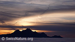 F042989: Abendstimmung über dem Pilatus