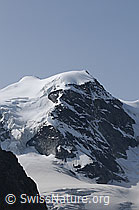 F058837: Piz Cambrena mit Westkante und Eisnase