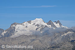 F061416: Klein Wannenhorn, Gross Wannenhorn, Schönbühlhorn, Chamm und Fiescher Gabelhorn