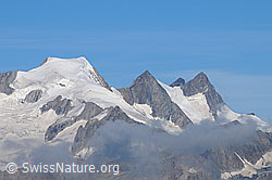 F061417: Gross Wannenhorn, Schönbühlhorn, Chamm und Fiescher Gabelhorn
