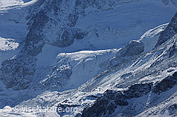 F072638: Gletscher am Fuss der Pointes de Mourti