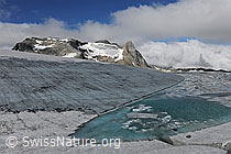 F076826: Urtümliche Gletscherlandschaft mit Gletschersee