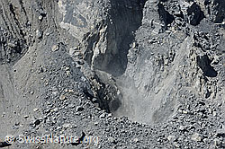 F078737: Steinschlag im Felssturzgebiet