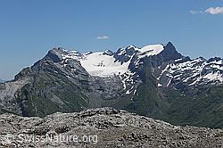 F086872: Glärnisch und Glärnischfirn von WSW.