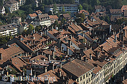 F091975: Blick vom Münster auf die Altstadt von Bern