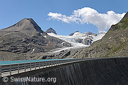 F099699: Griessee (Stausee), Griesgletscher, Bättelmatthorn und Blinnenhorn