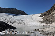 F110394: Gletschersee und Chilchligletscher