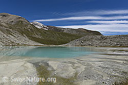 F139533: Bergsee im Vorfeld eines Gletschers