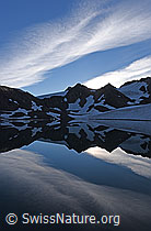 F140484: Spiegelung im Bergssee