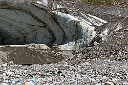 F185941: Unteraargletscher: Nördliches Gletschertor (Stand 7.2021)