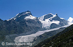 dia98178: Rimpfischorn, Adlerpass, Strahlhorn und Adlerhorn